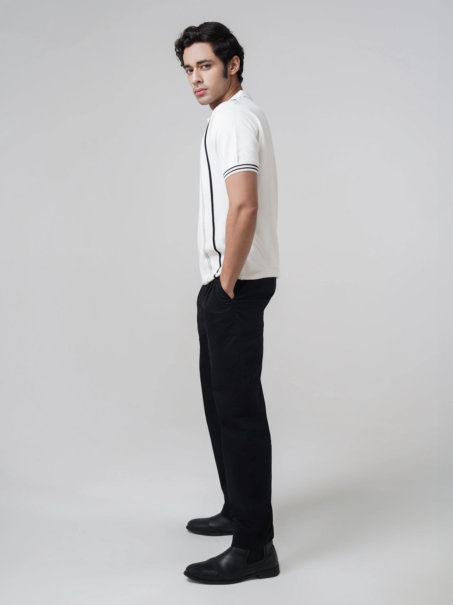 Intrecciato Cotton Polo