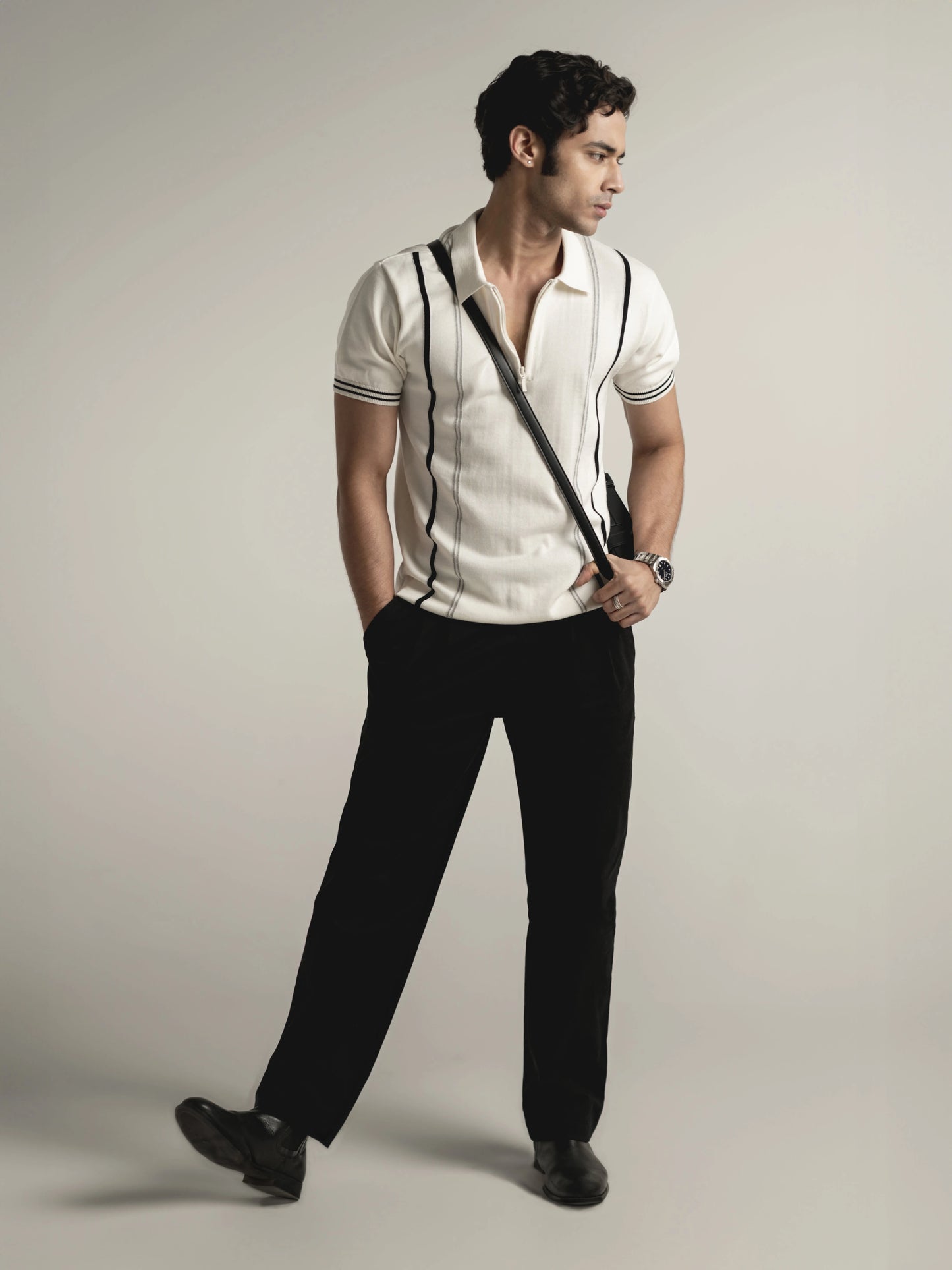 Intrecciato Cotton Polo