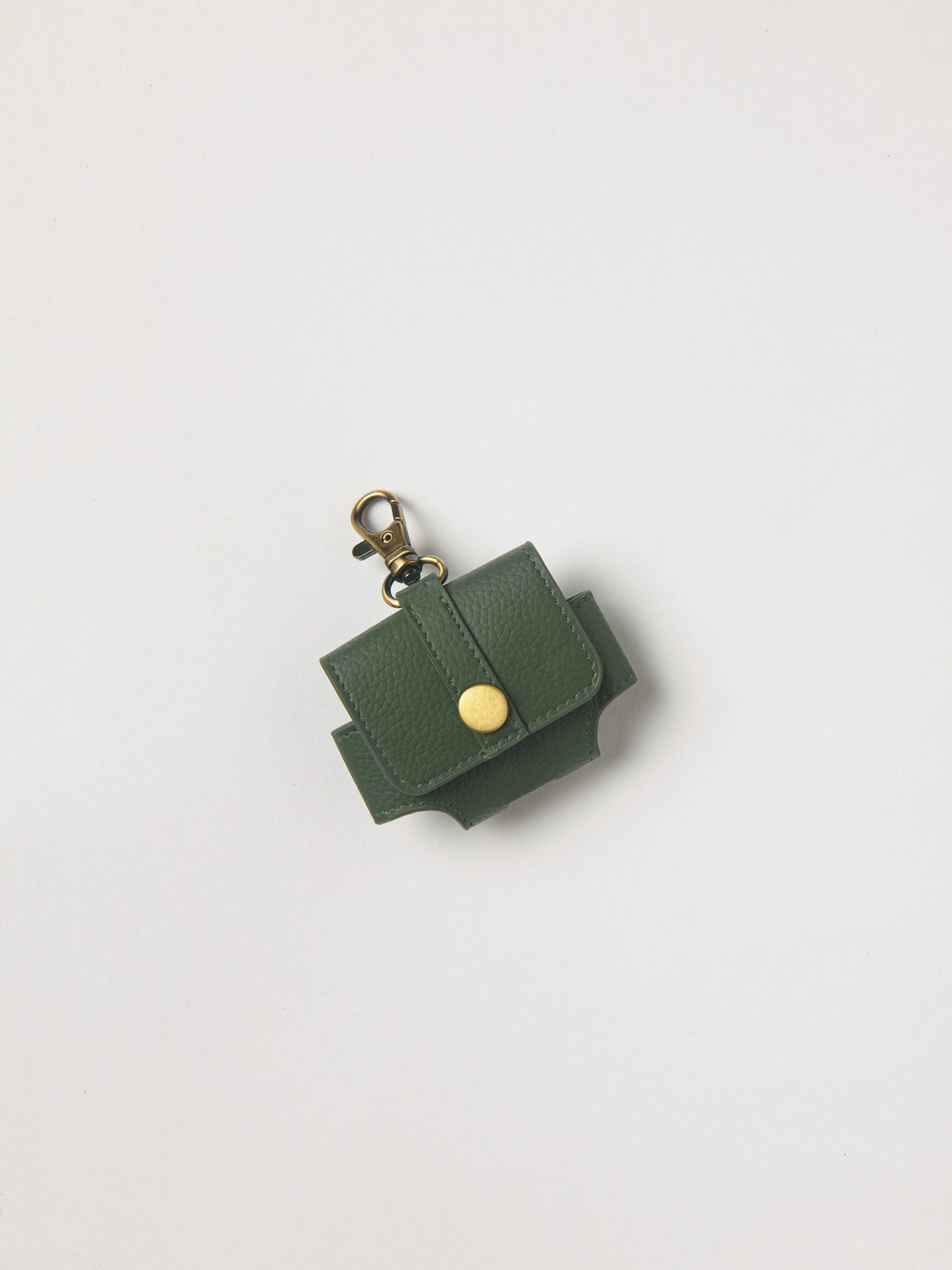 Pocket Muse Banofi Vegan Leather Airpod Case - Basil Green