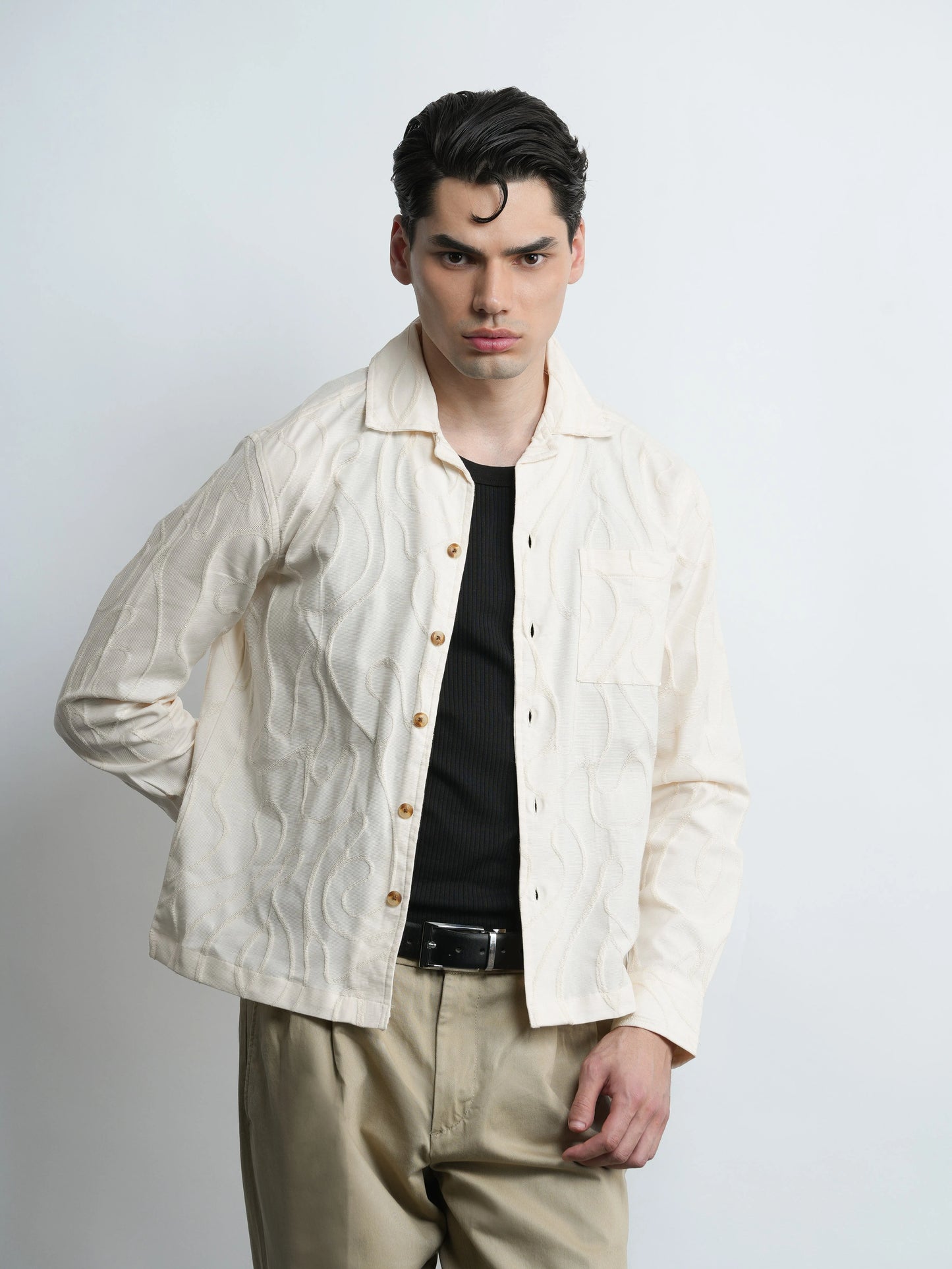 The Lennox Jacquard Shacket