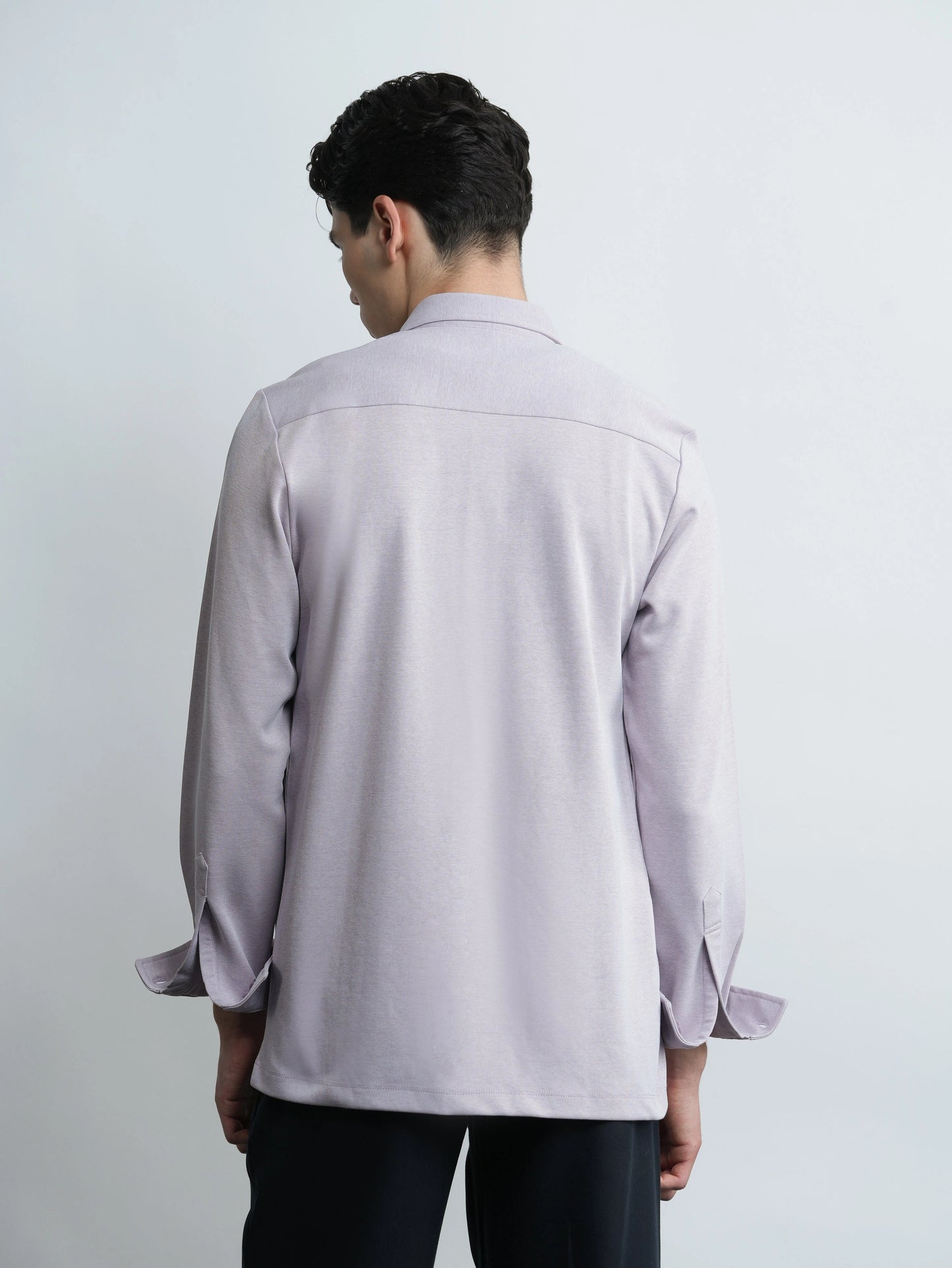 Knit Shirt Slim Fit - Lavender