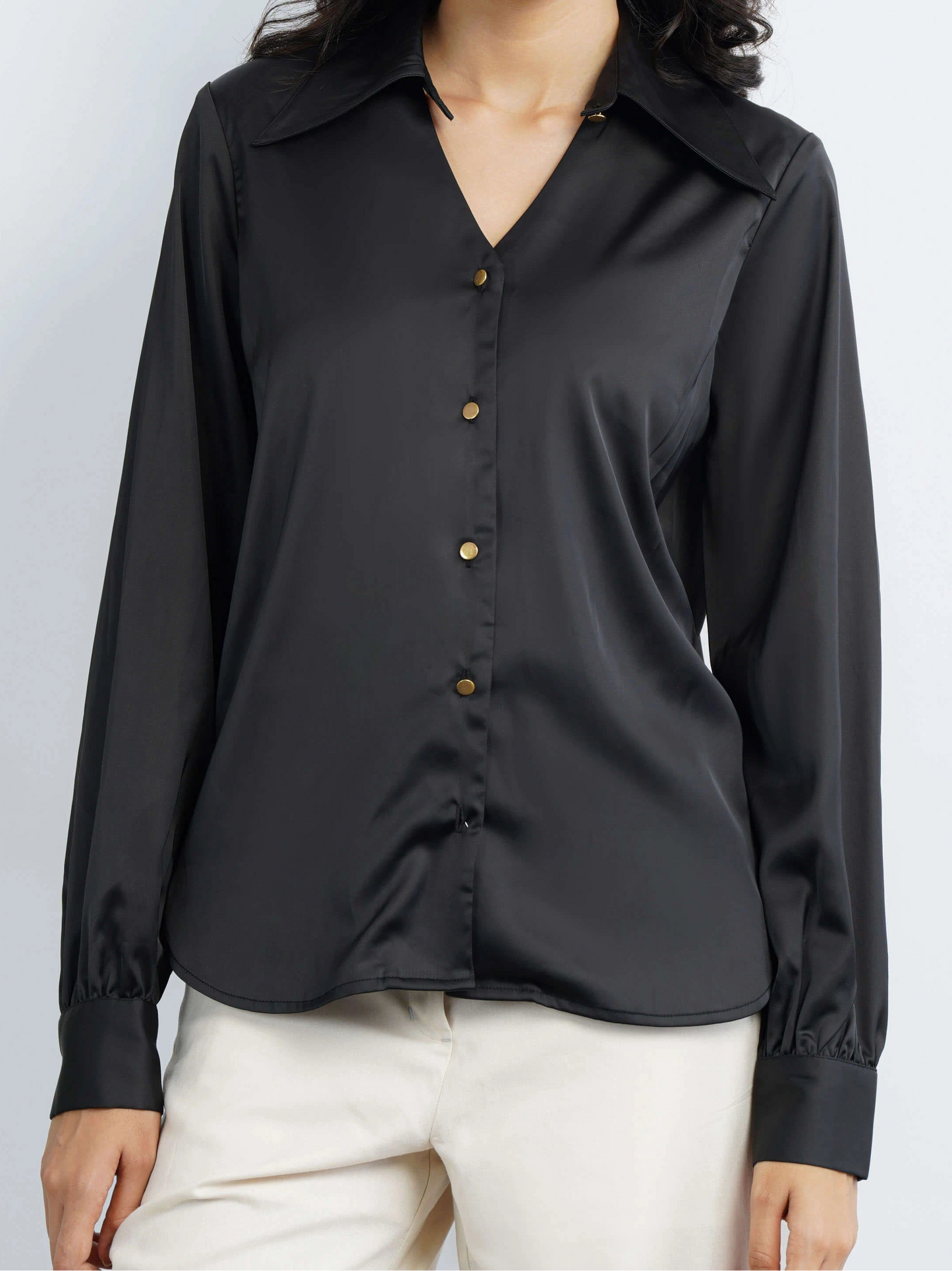 Elevated Vintage Satin Shirt