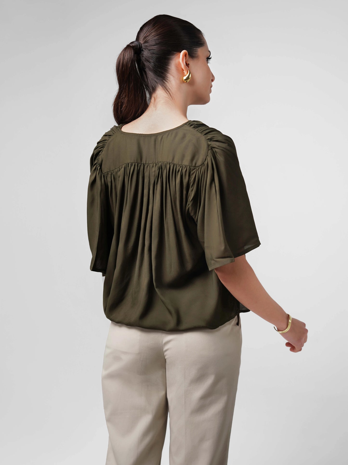 Aire Breeze Top - Olive