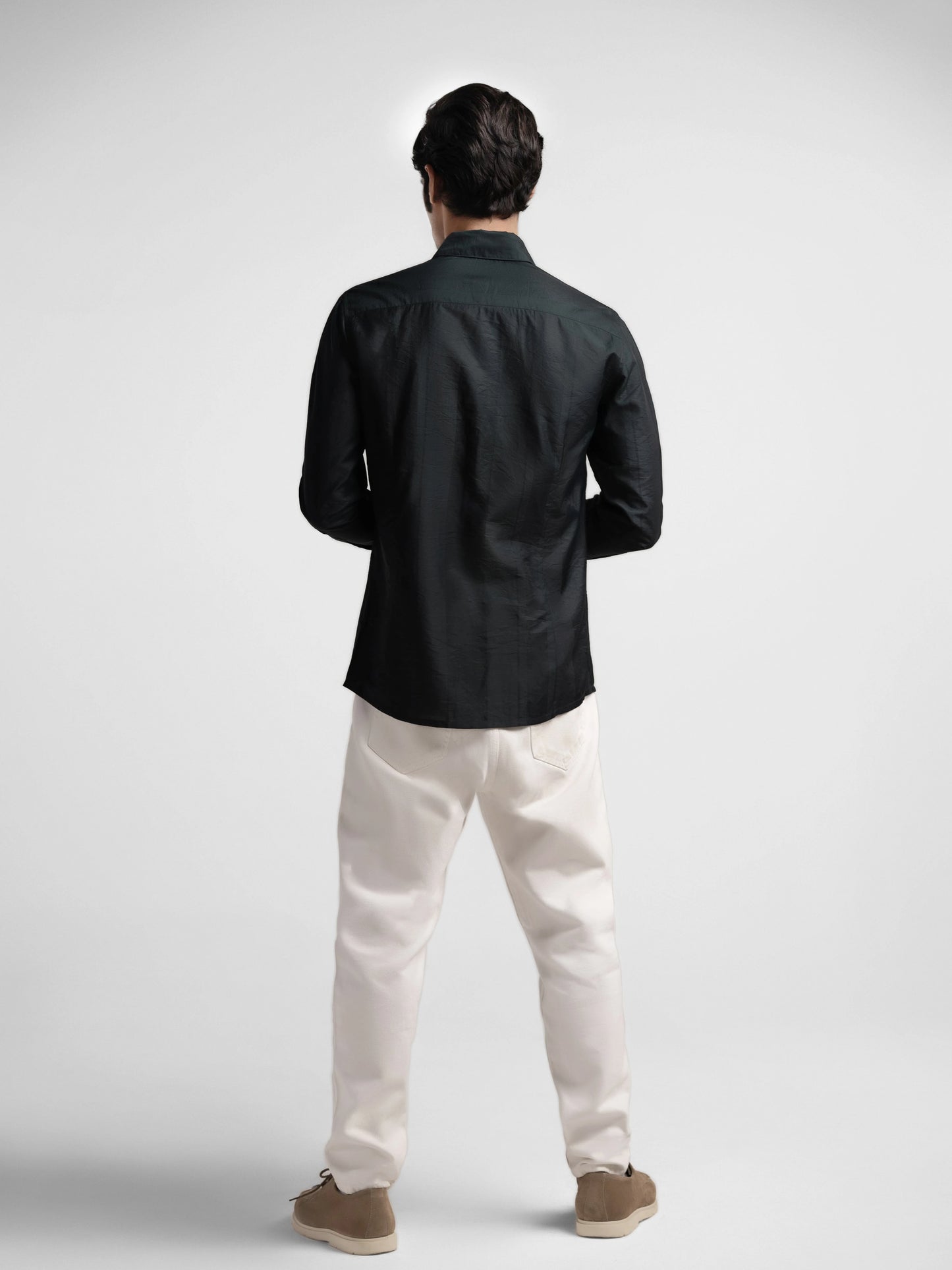 Midnight Lane - Dark Green Slim Fit Shirt