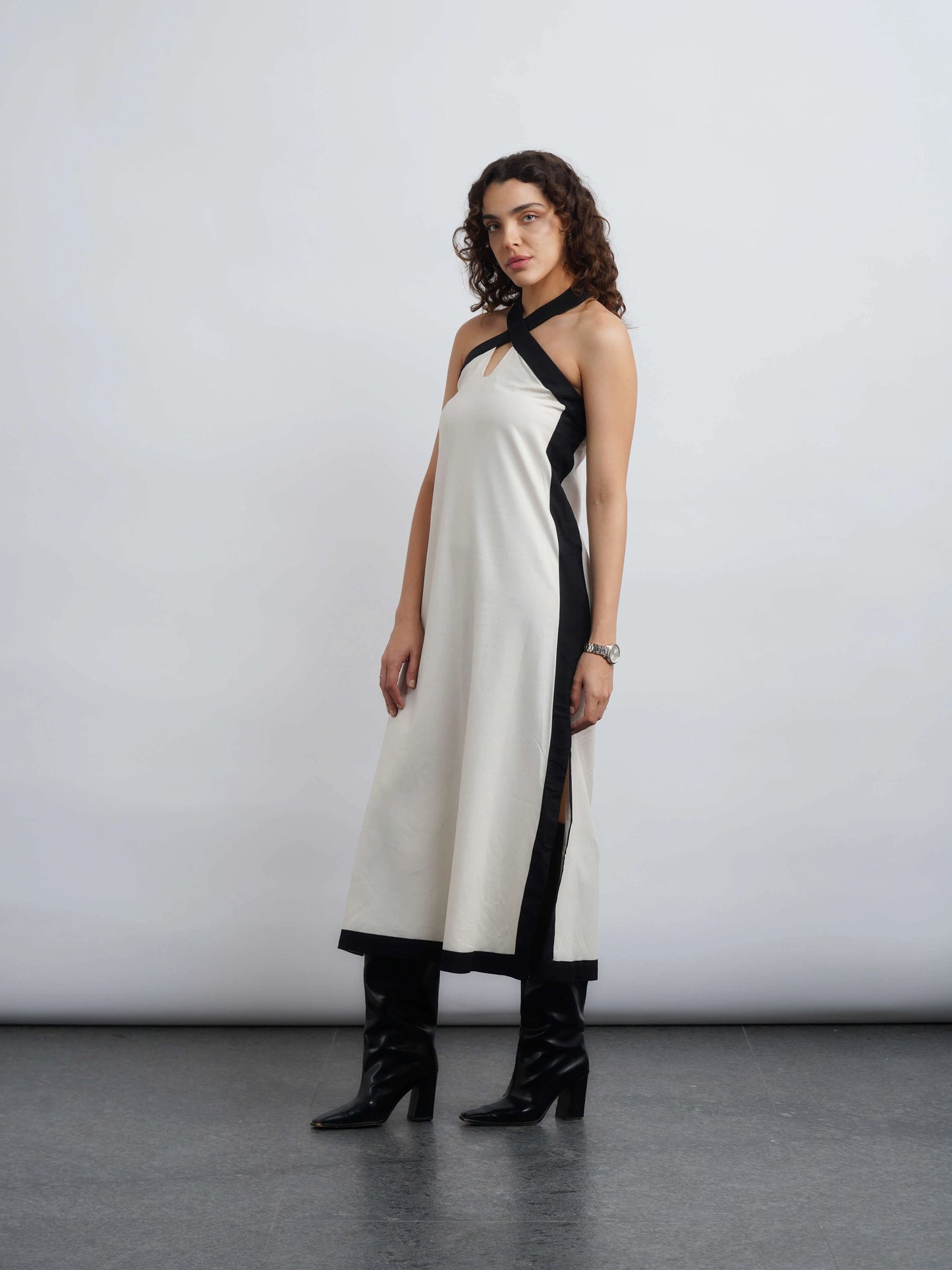 Linen Kaftan Dress