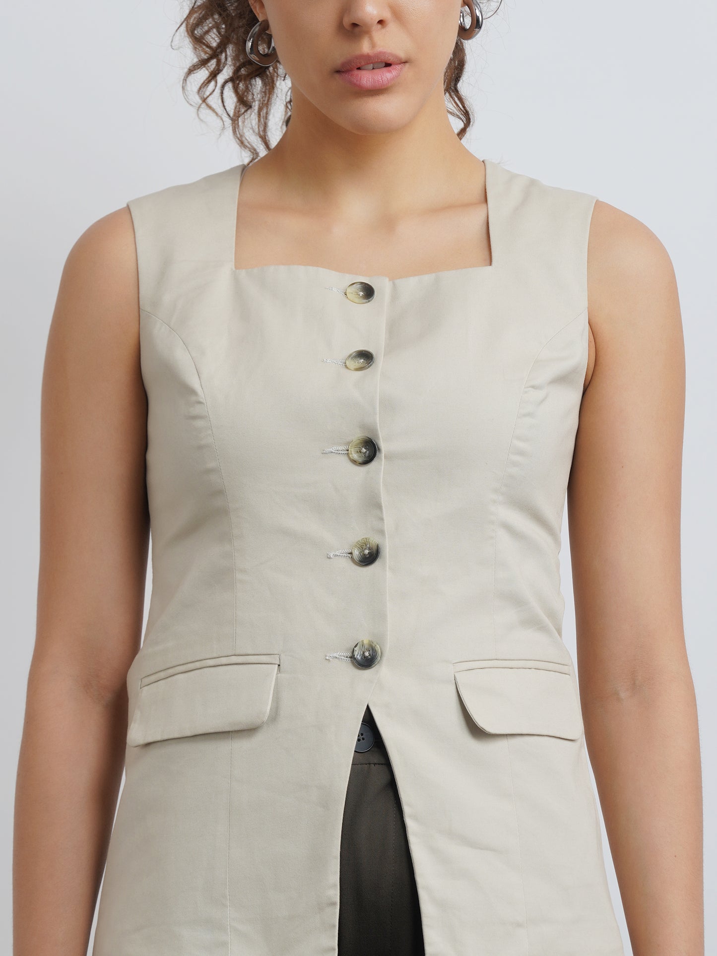 Atelier Waistcoat - Beige