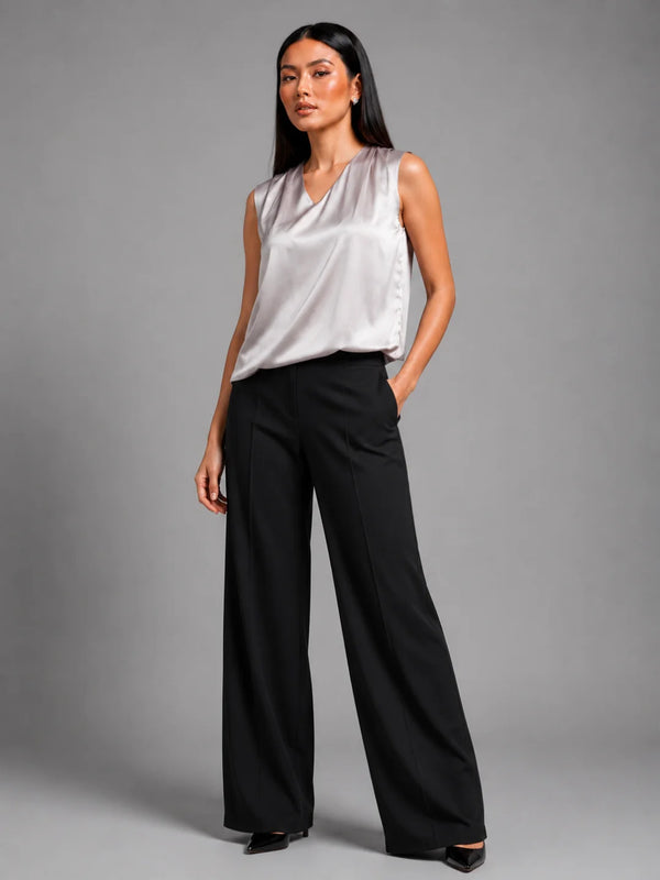 Vortex LustraSatin™ Blouse - Silver Champagne
