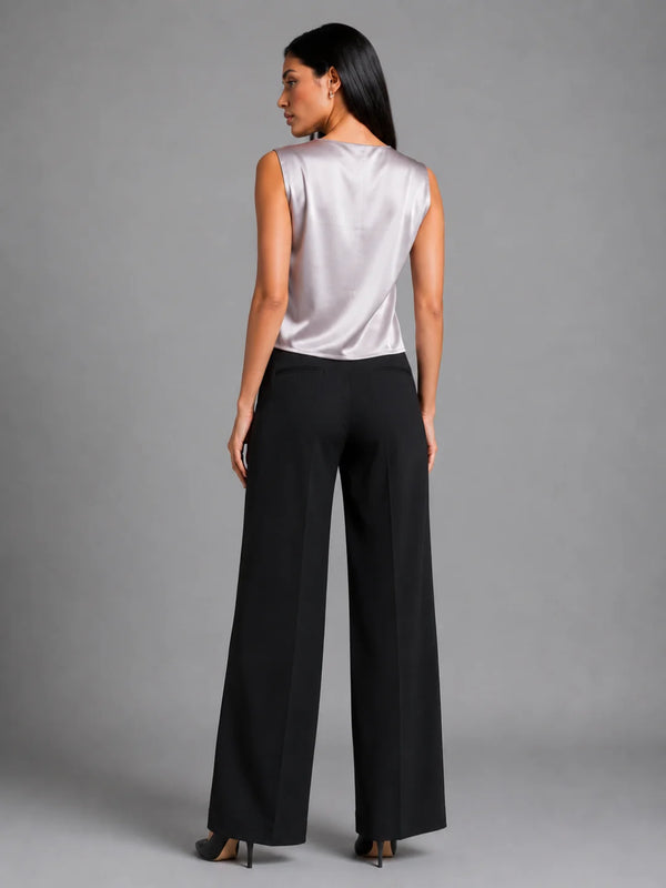 Vortex LustraSatin™ Blouse - Silver Champagne