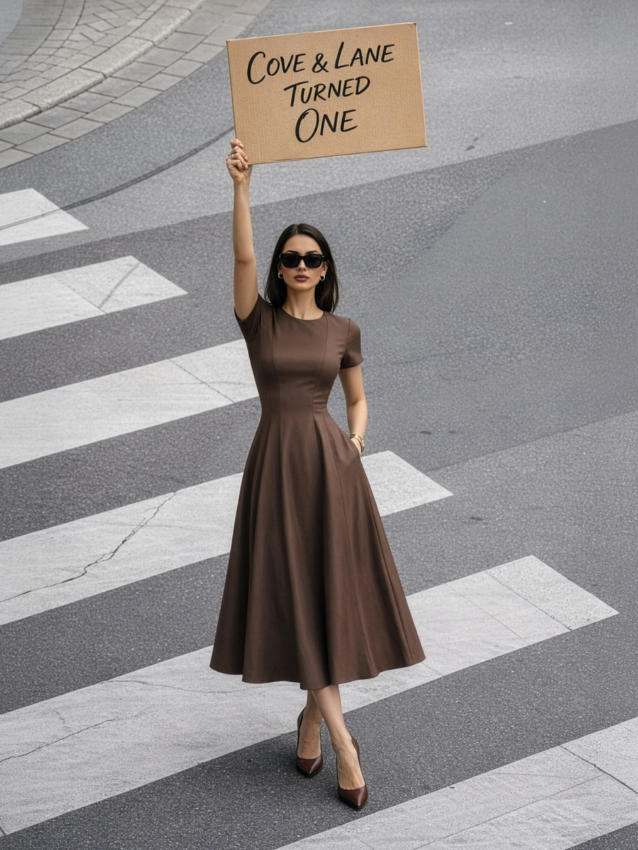 Essential Midi Dress - Mocha