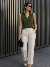 Classic CrepeSway™ Top - Olive