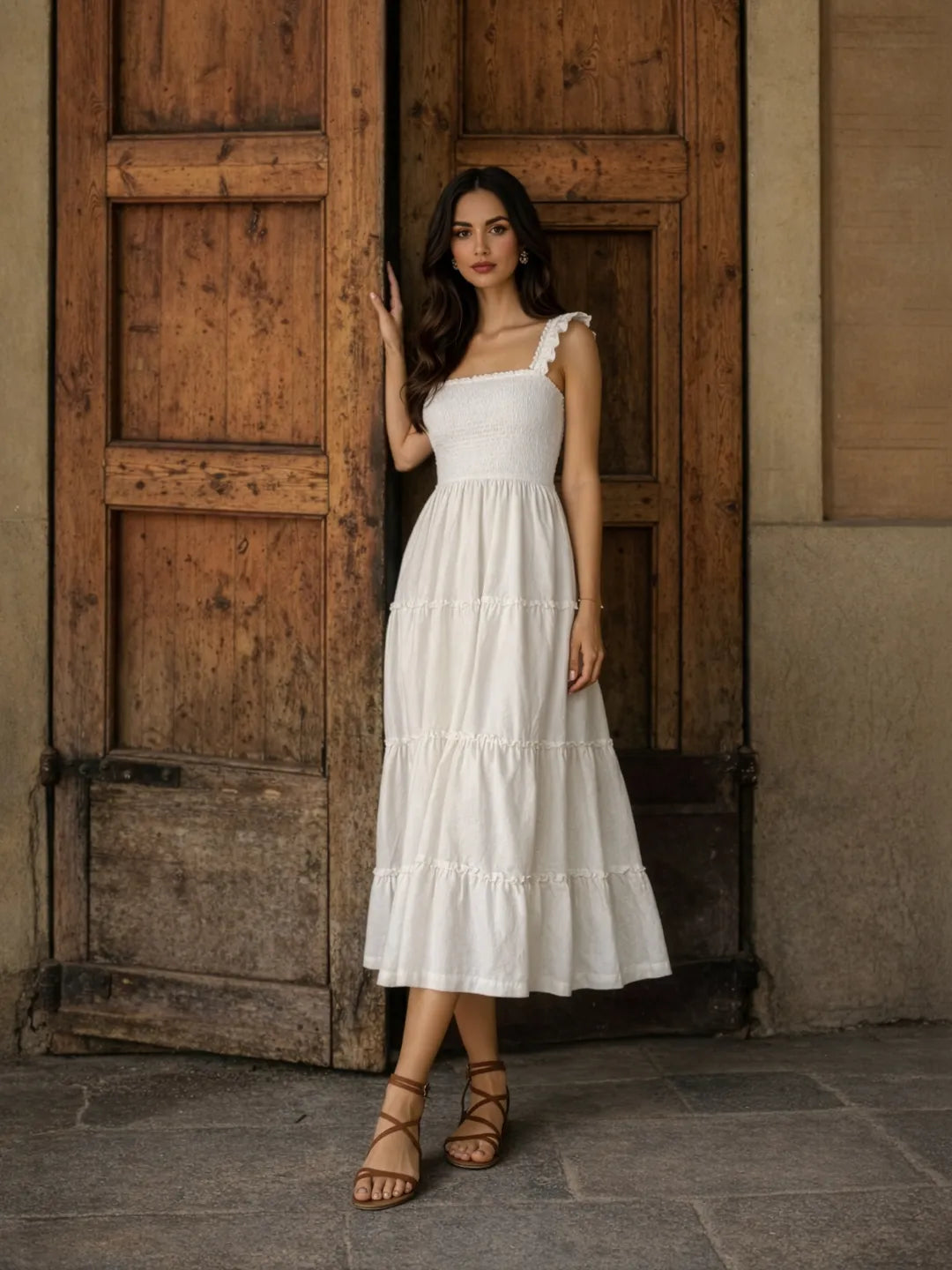 Nolita Cotton Frill Dress