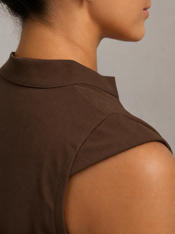 Sora Top in SoftSuit™ - Mocha