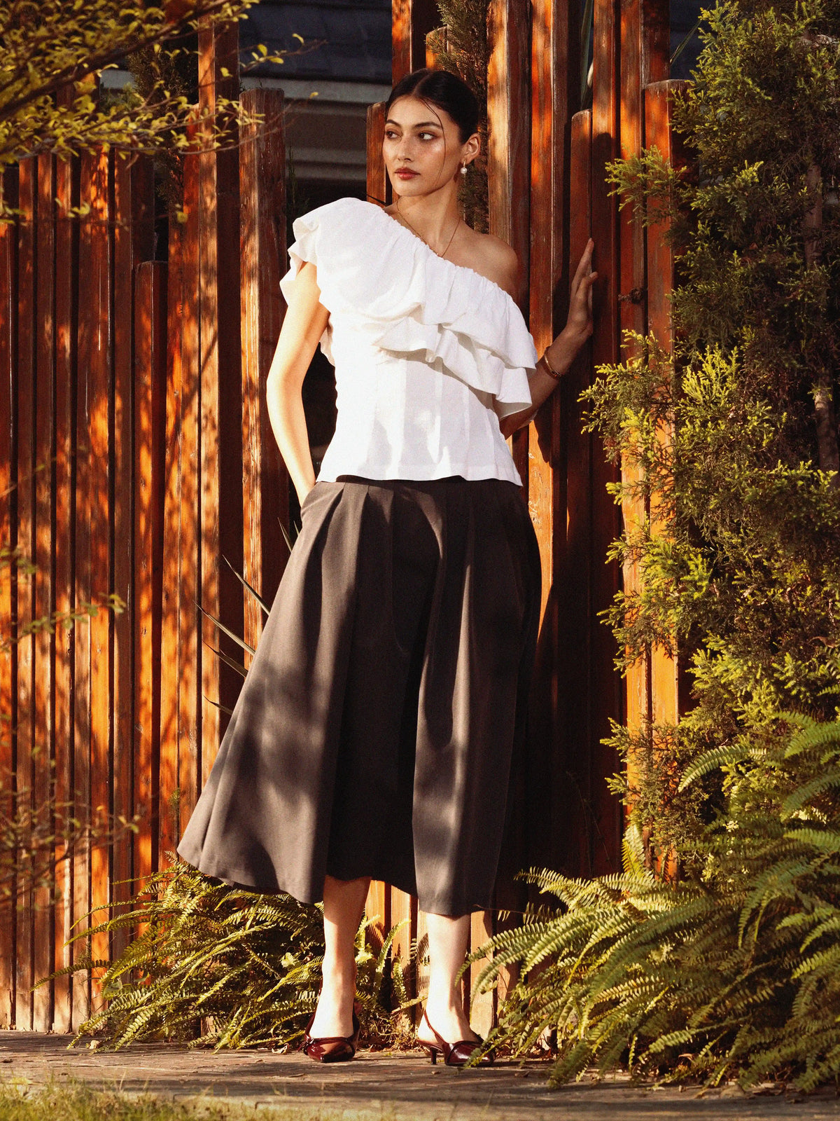 Jane 100% Cotton Top - White