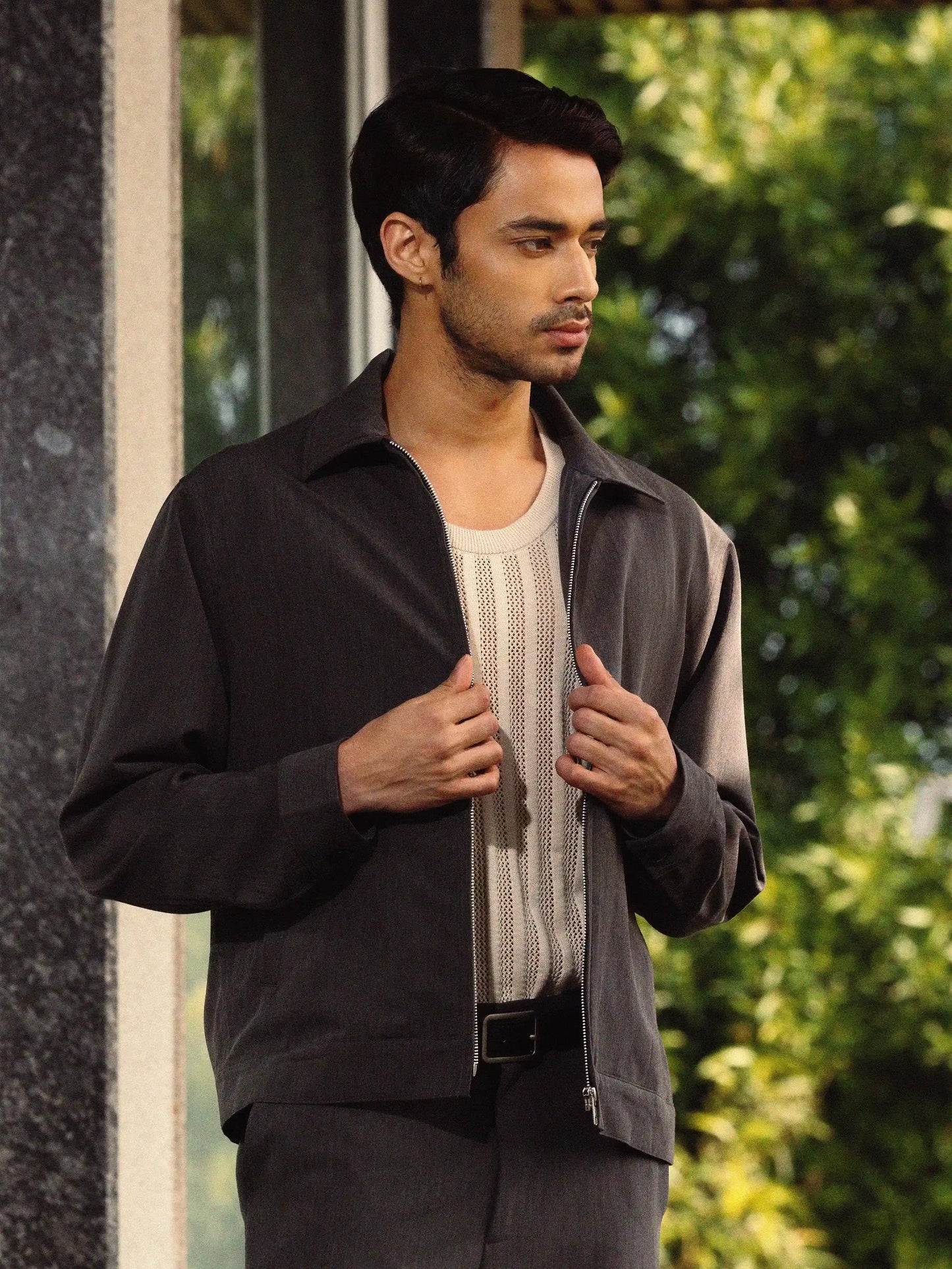 Tribeca Jacket - Stone Grey