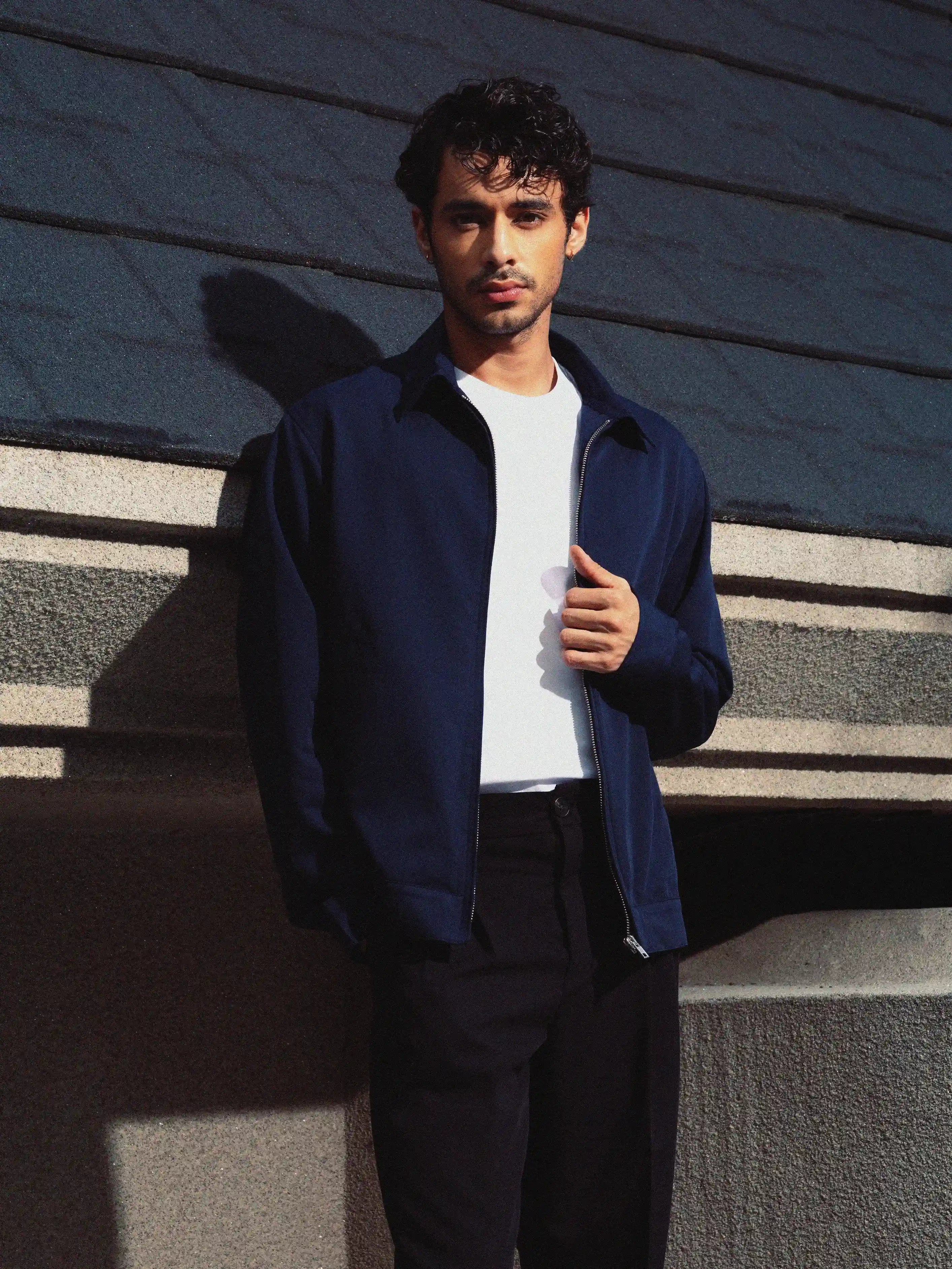 tribeca jacket - midnight blue