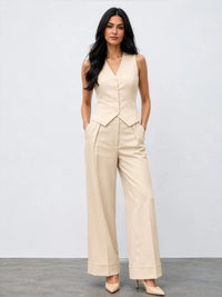 Classic SoftSuit™ Waistcoat - Cream