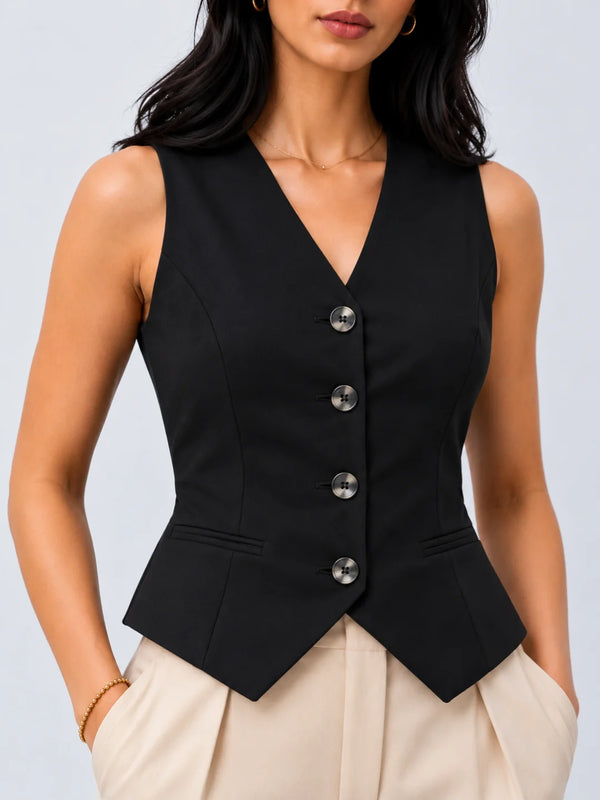 Classic SoftSuit™ Waistcoat - Black