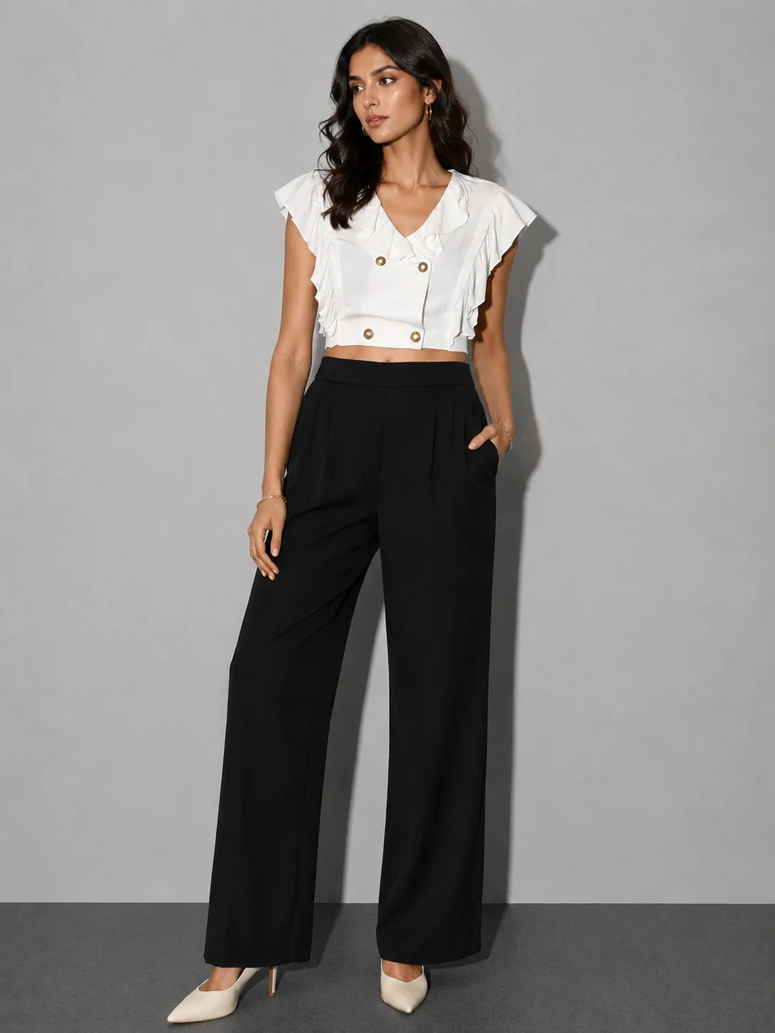 Aura CrepeSway™ Pants - Onyx