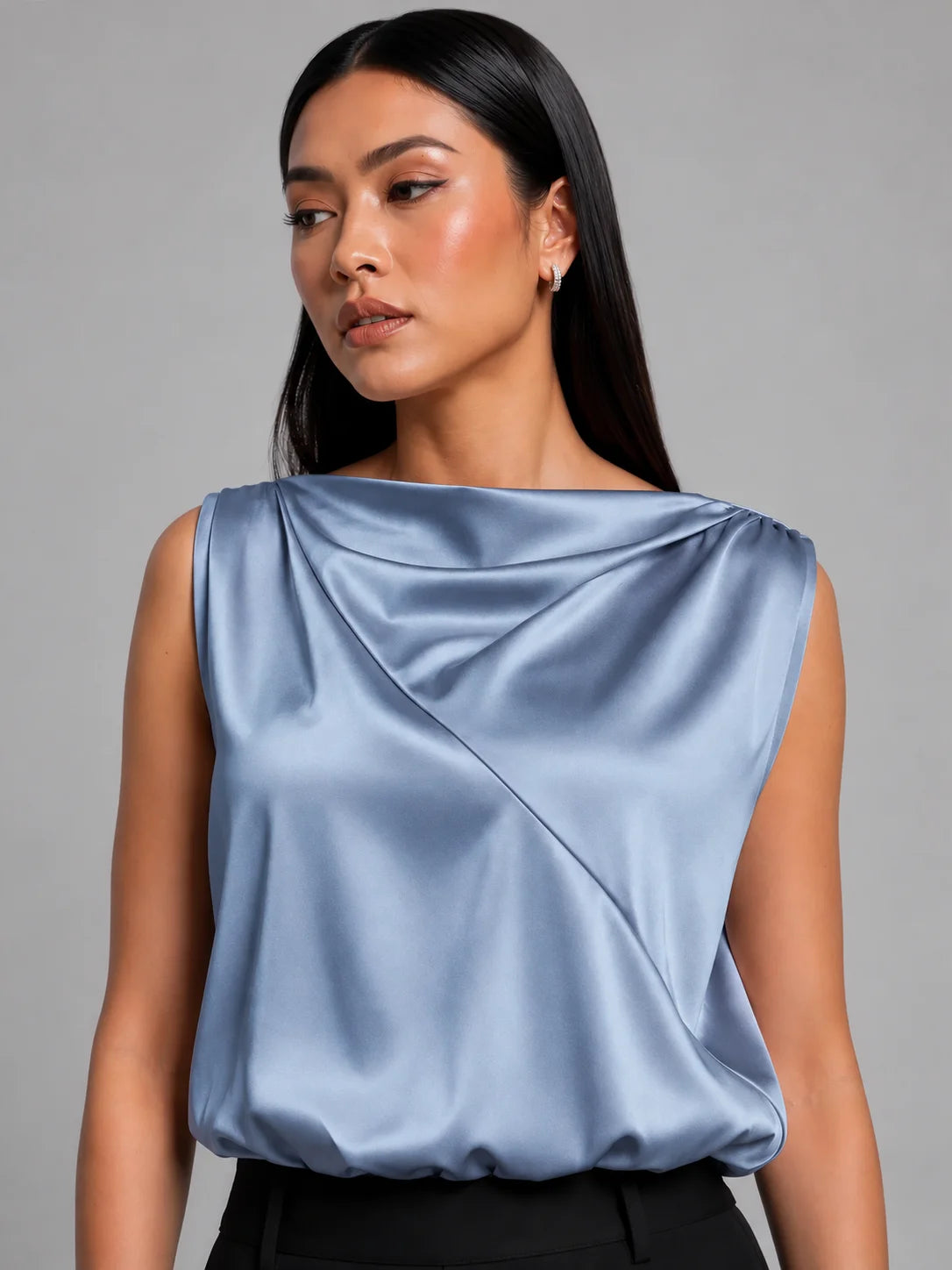 Jenna LustraSatin™ Top - Sapphire