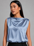 Jenna LustraSatin™ Top - Sapphire