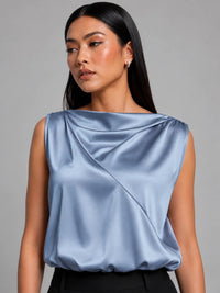Jenna LustraSatin™ Top - Sapphire