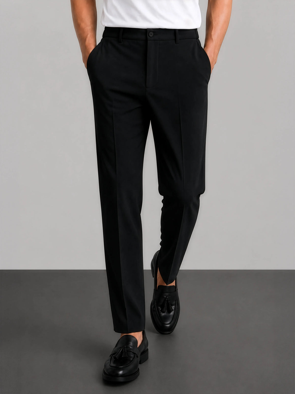 8-Way Stretch Pants in SoftSuit Fabric™ - Black