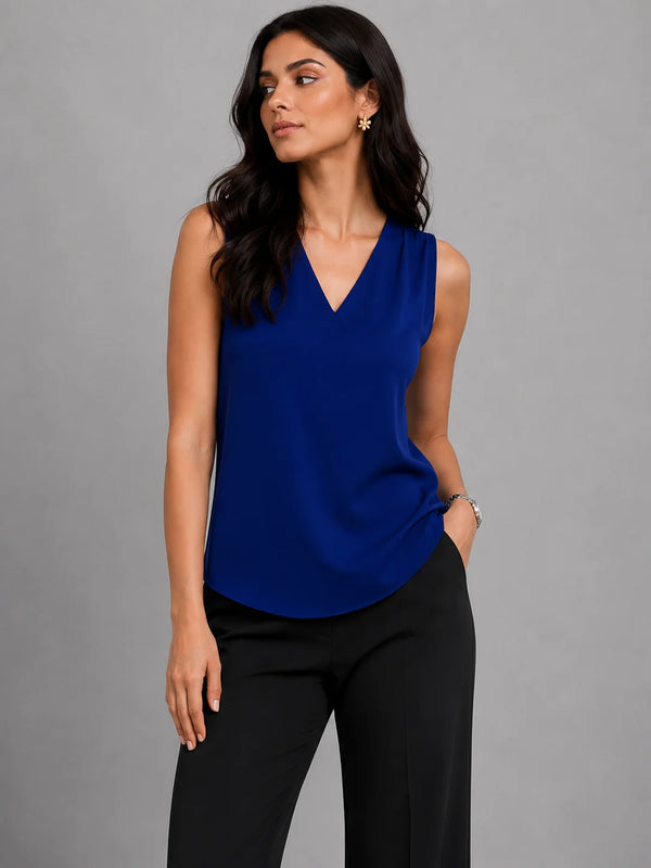 Classic CrepeSway™ Top - Cobalt Blue