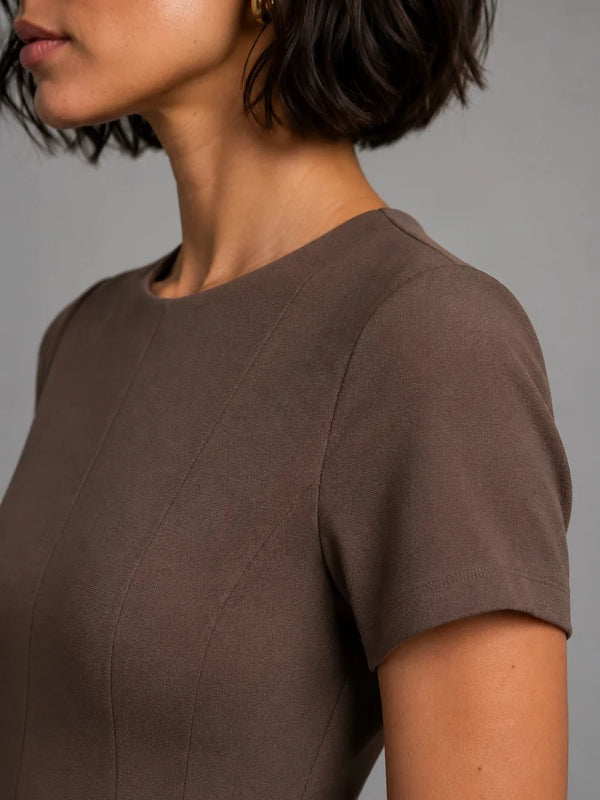 Essential Midi Dress - Mocha