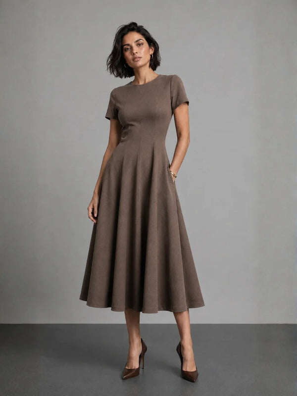 Essential Midi Dress - Mocha