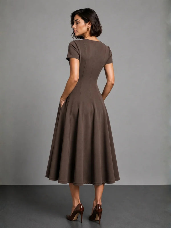 Essential Midi Dress - Mocha