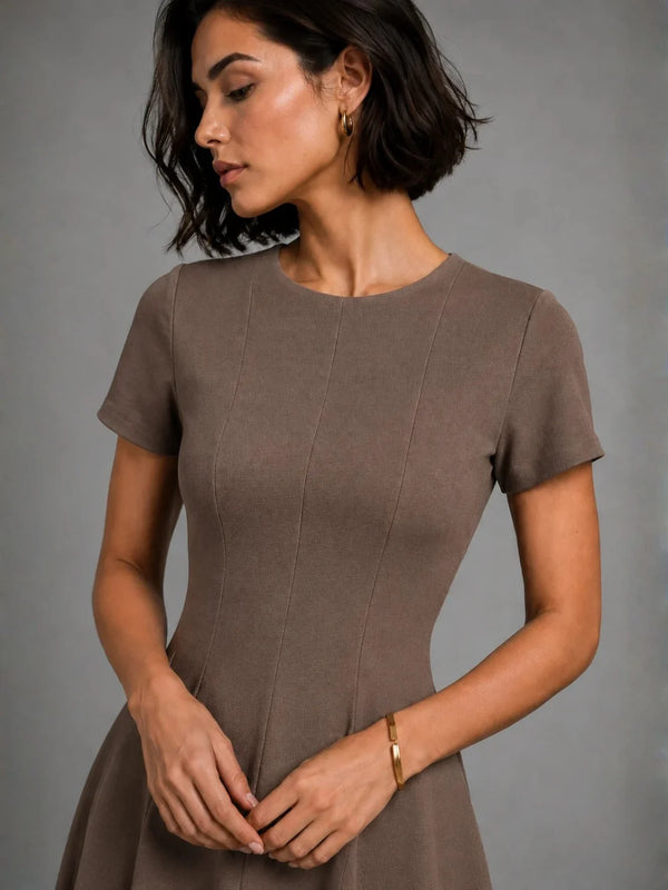 Essential Midi Dress - Mocha