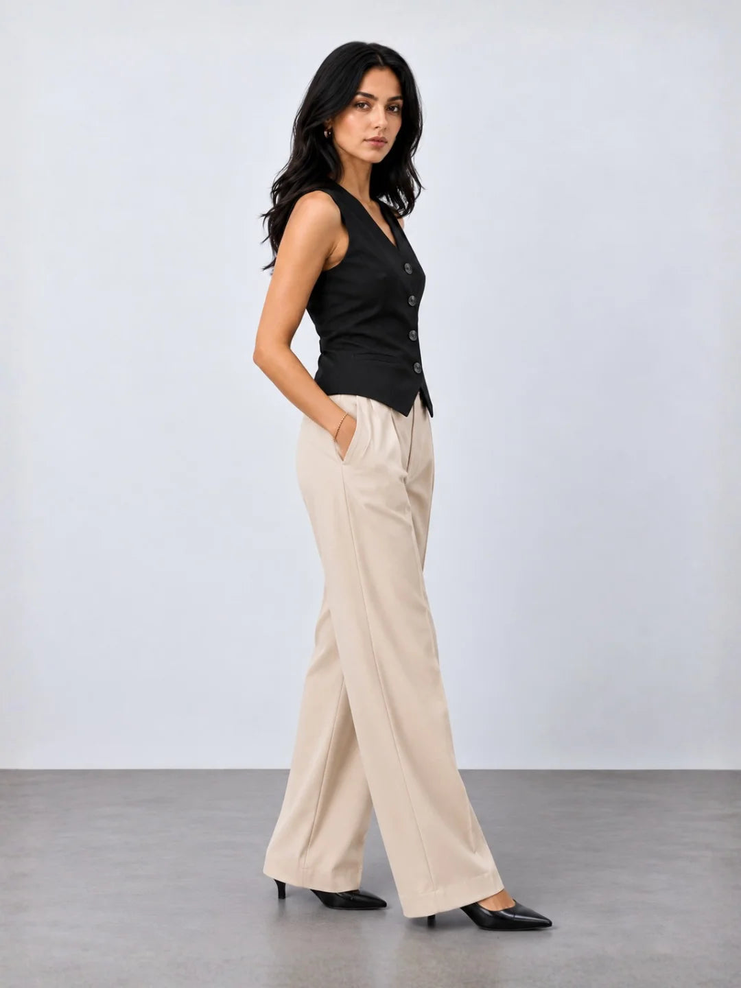 Classic SoftSuit™ Waistcoat - Black