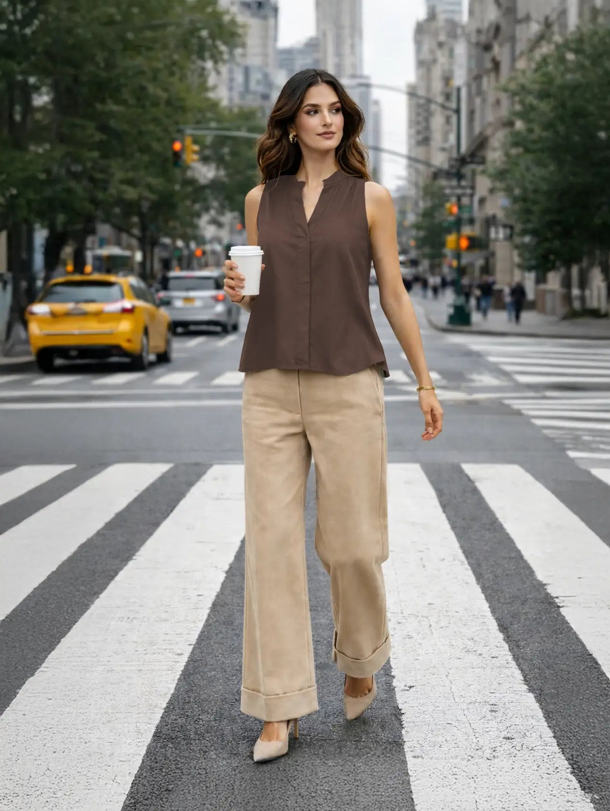 Sora Top in SoftSuit™ - Mocha