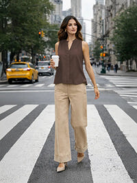 Sora Top in SoftSuit™ - Mocha