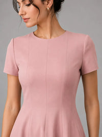 Corp Core Dress - Dusty Pink