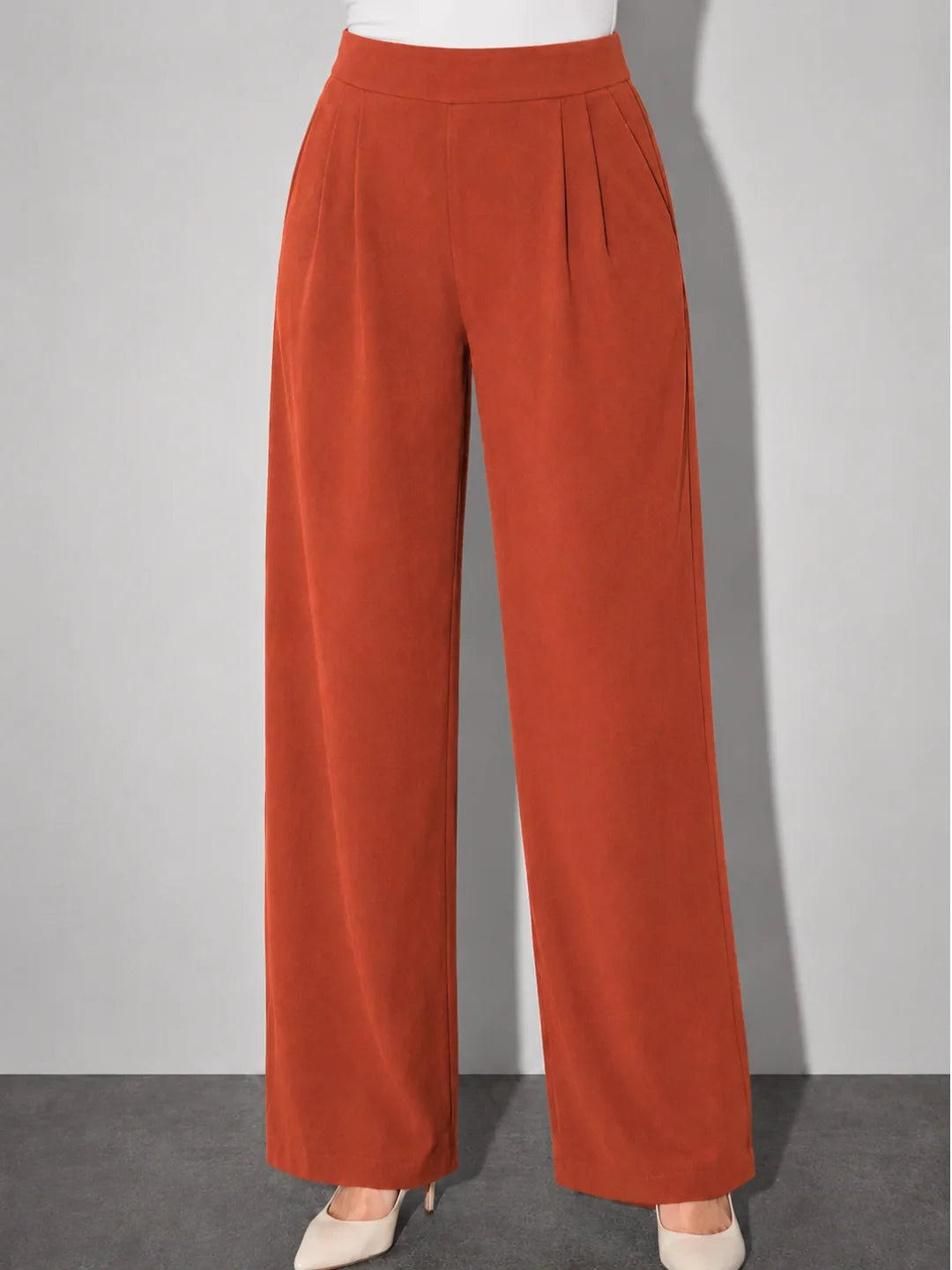 Aura CrepeSway™ Pants - Burnt Orange