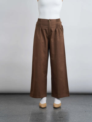 Misu Pleated Pants - Mocha