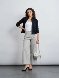 Misu Pleated Pants - Moonlight Grey