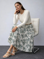 Bloom Linen Skirt