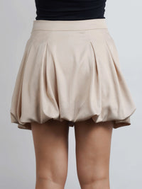 Satin Balloon Skirt