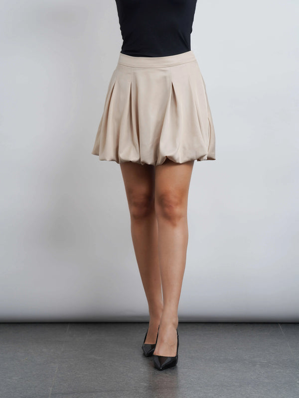 Satin Balloon Skirt