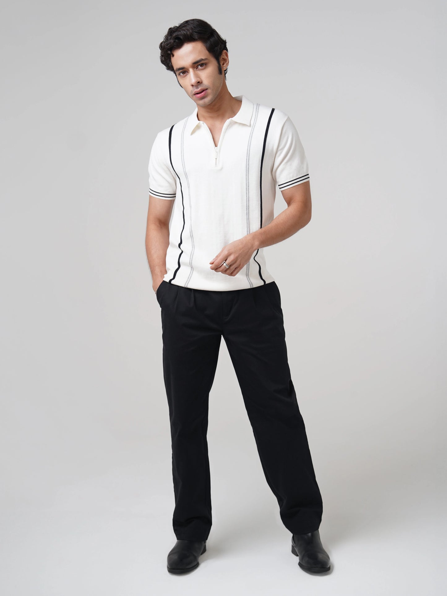 Intrecciato Cotton Polo