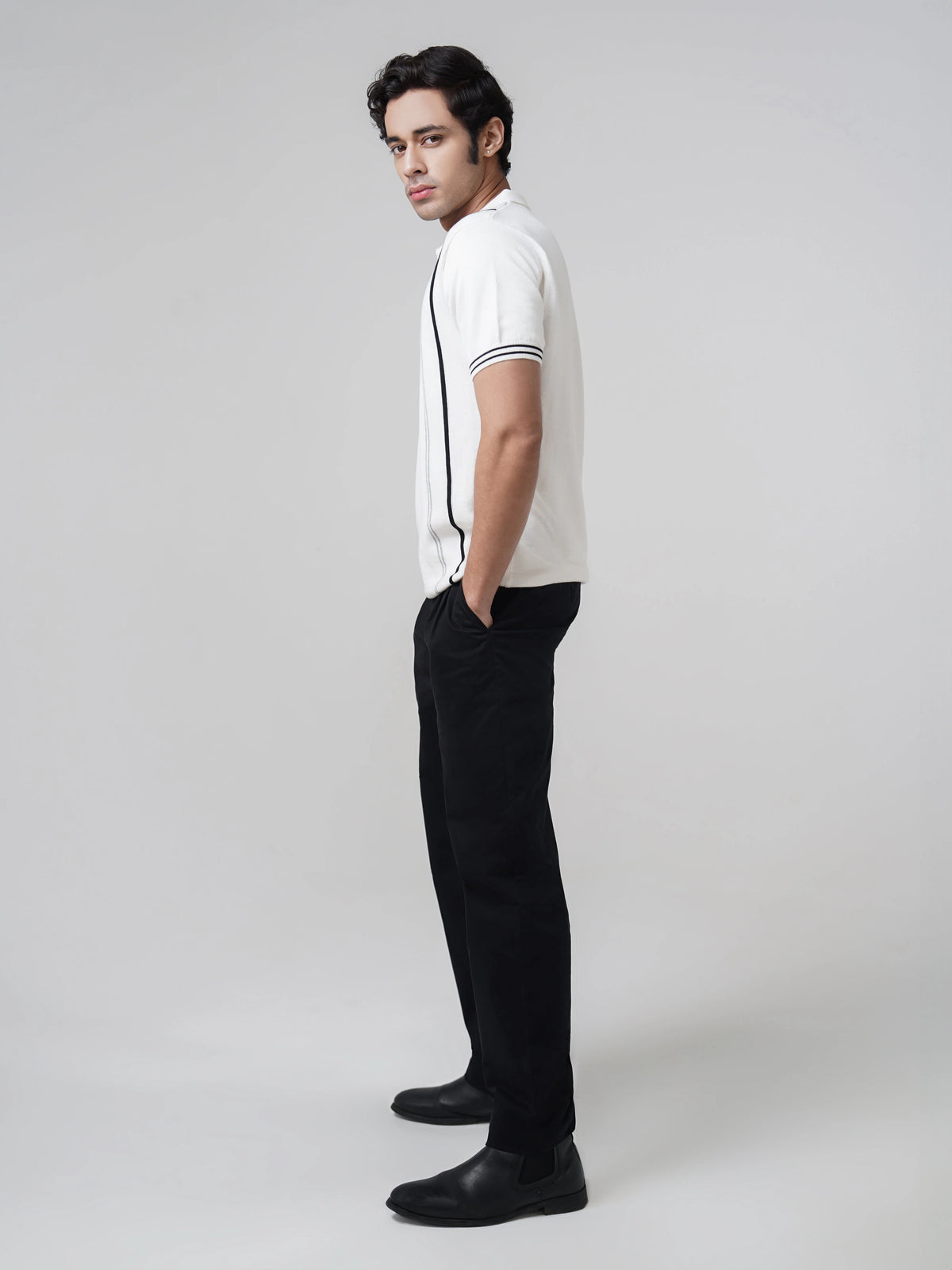 Intrecciato Cotton Polo