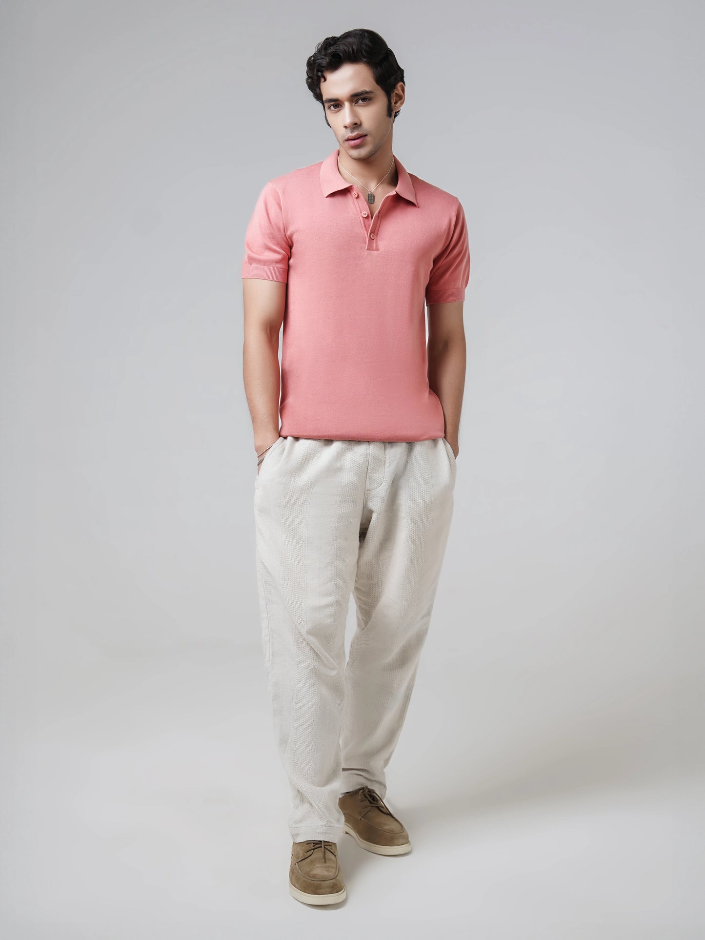 The Summer Polo Dusty Pink