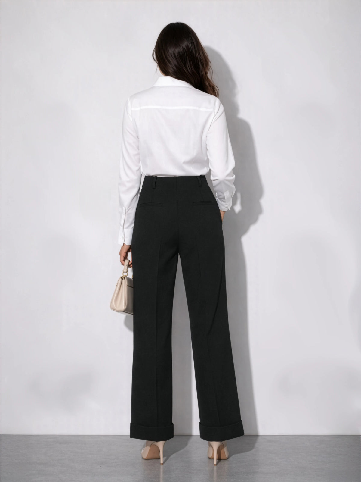 Lace Pocket Chic Shirt - White