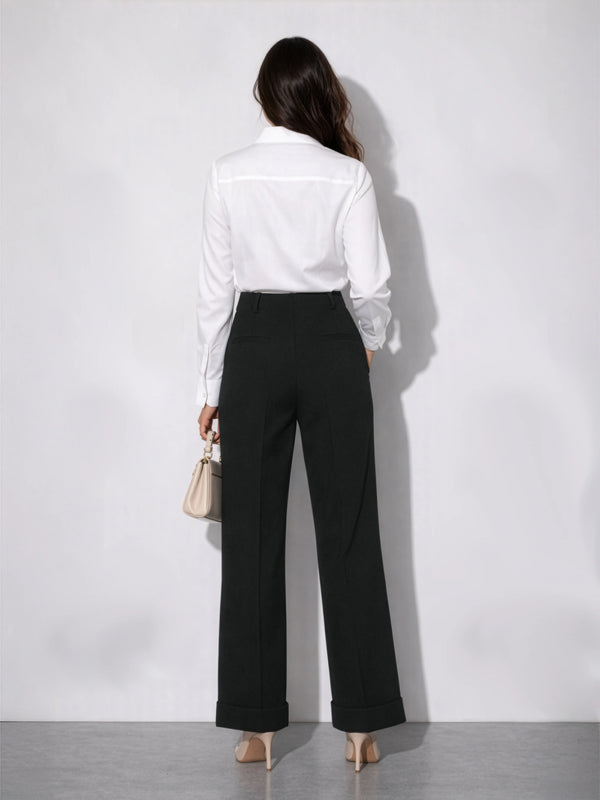 Lace Pocket Chic Shirt - White