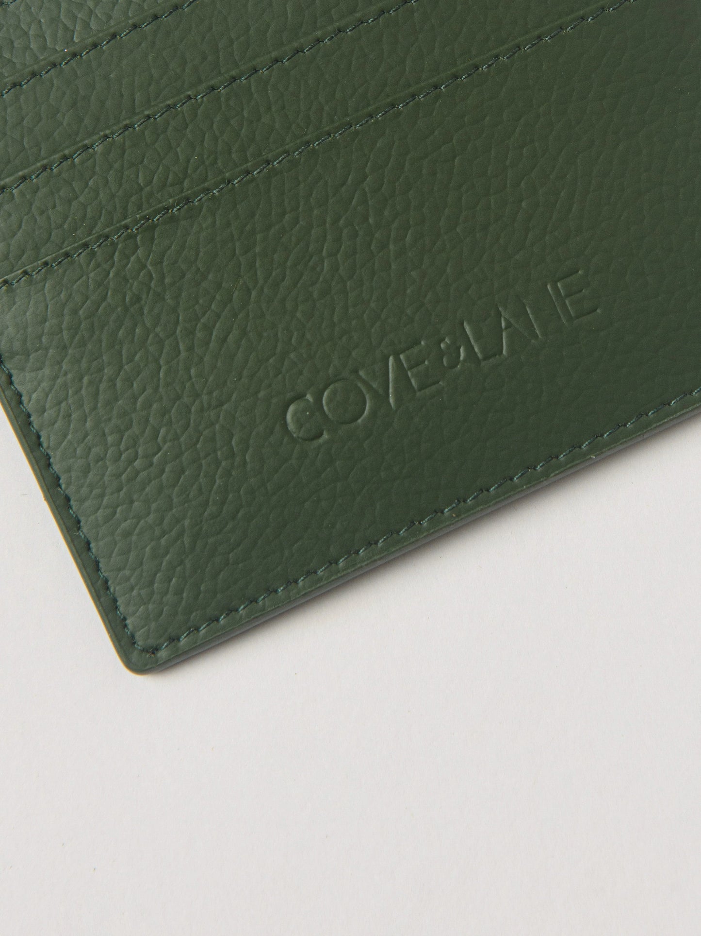 Just in Case Banofi Vegan Leather Card Case - Basil Green