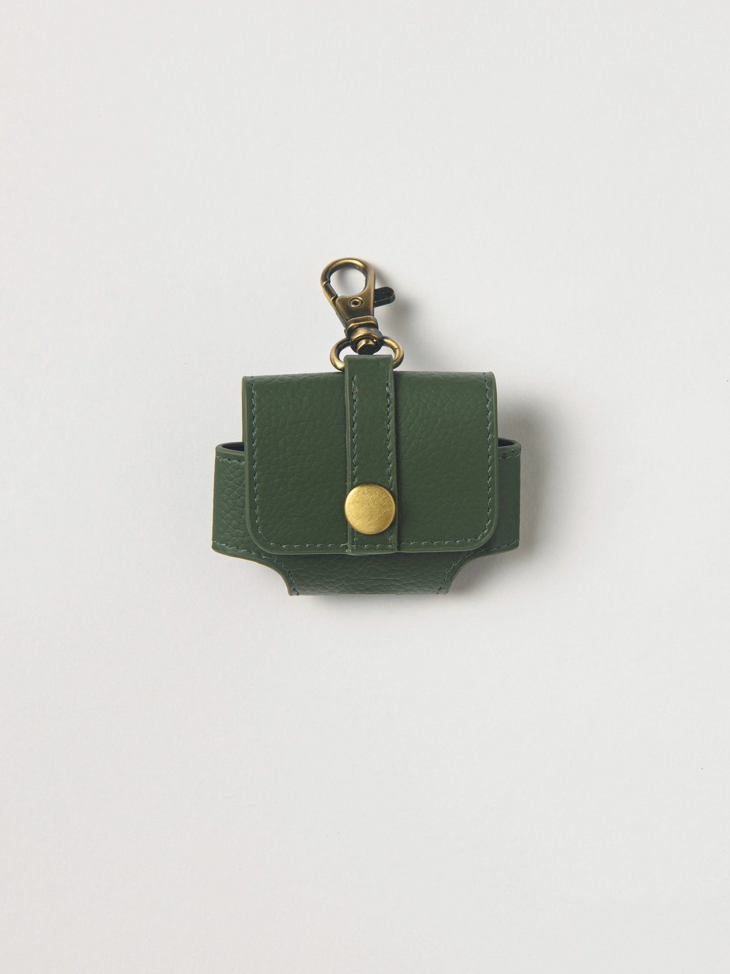 Pocket Muse Banofi Vegan Leather Airpod Case - Basil Green