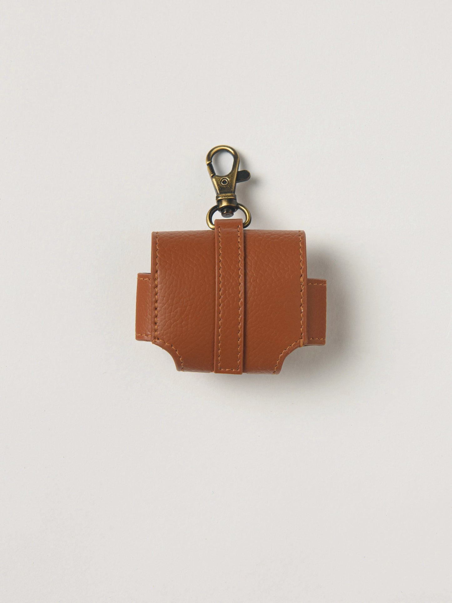 Pocket Muse Banofi Vegan Leather Airpod Case - Tawny Brown