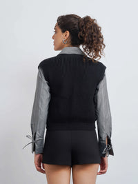 Cotton Cardigan - Black